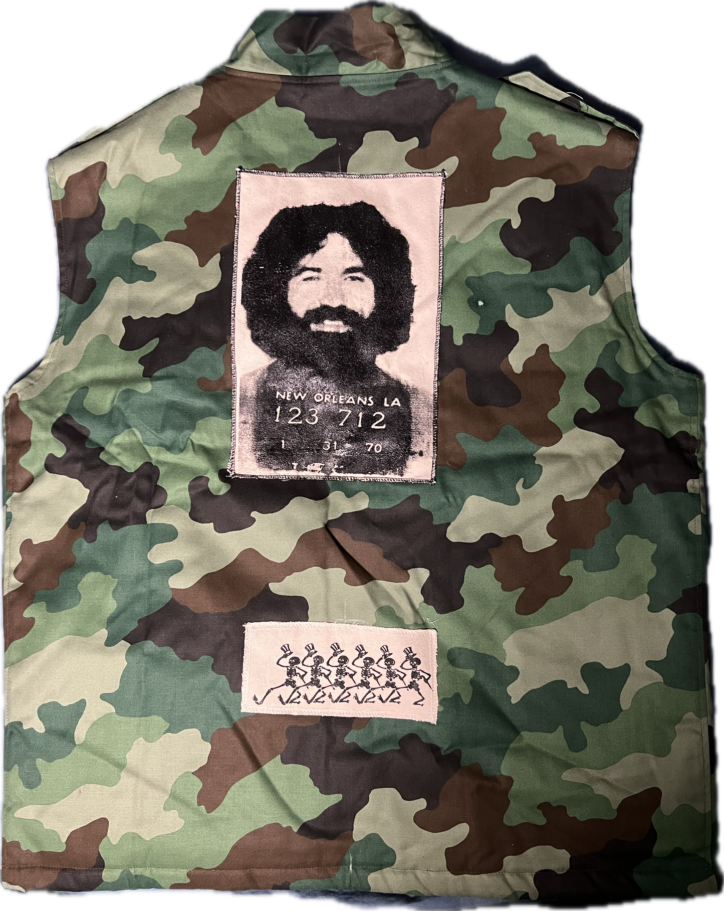 A8 Army vest with Jerry patch and sandoz patch size XL