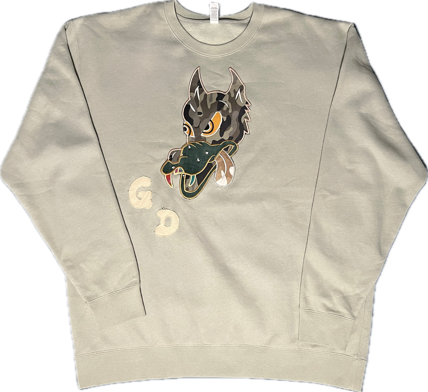 a5 Wolf Crewneck Size 2XL