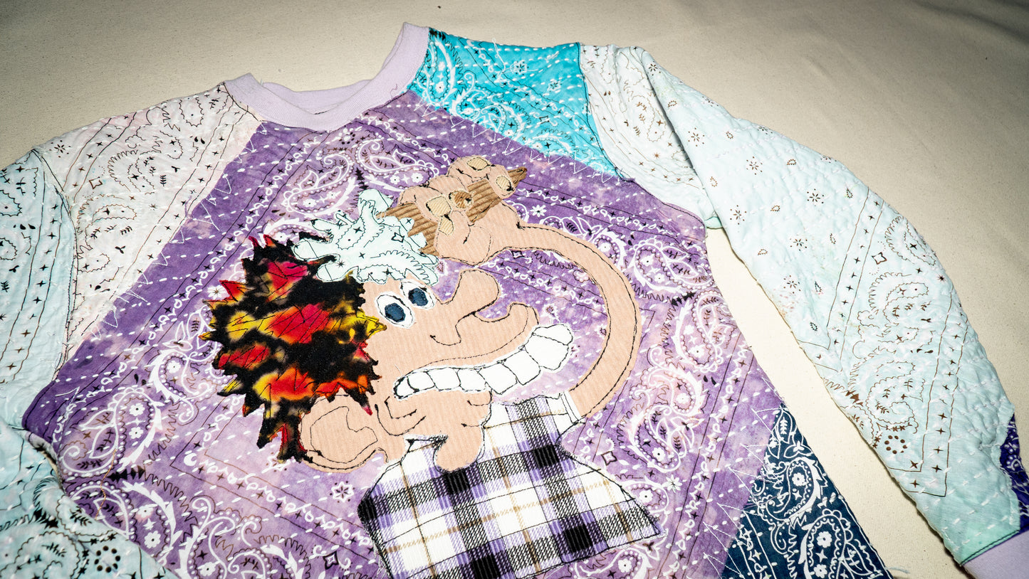 Boro style ice cream kid crewneck size Medium