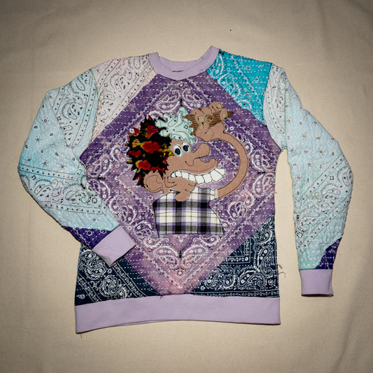 Boro style ice cream kid crewneck size Medium